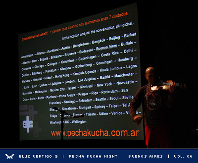 Pecha Kucha Night | Volumen 6 | Photo 01 | Blue Vertigo ©